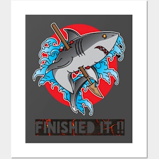 Finished Shark Posters and Art